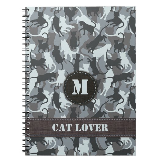 Stedelijke camouflage voor katten notitieboek (Voorkant)