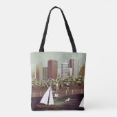 Stedelijke canvas tas van het landschap (Achterkant)