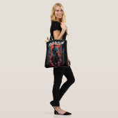 Stedelijke Cowboy Graffiti Moderne Westerse Randgr Tote Bag (Op model)