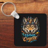 Stedelijke Coyote Sleutelhanger (Voorkant)
