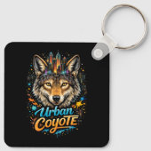 Stedelijke Coyote Sleutelhanger (Achterkant)
