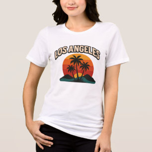 Stedelijke dromen: Los Angeles Flow Tri-Blend Shirt