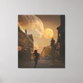 stedelijke eclips canvas afdruk (Voorkant)