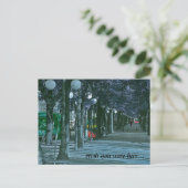 Stedelijke eenzaamheid briefkaart (Staand voorkant)