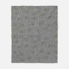 Stedelijke elegantie fleece deken