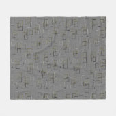 Stedelijke elegantie fleece deken (Voorkant (Horizontaal))