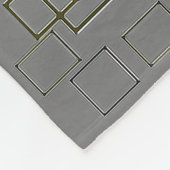 Stedelijke elegantie fleece deken (Hoek)