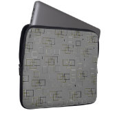 Stedelijke elegantie laptop sleeve (Voorkant Rechts)