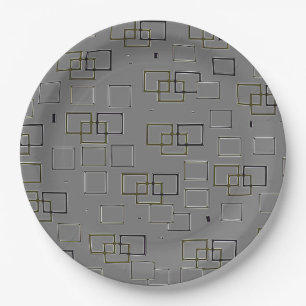 Stedelijke elegantie papieren bordje