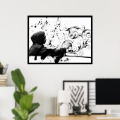 Stedelijke elegantie poster (Thuiskantoor)