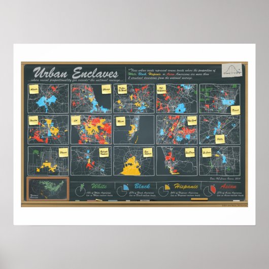 Stedelijke enclaves poster (Voorkant)