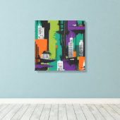 stedelijke energie canvas afdruk (Insitu (Houten vloer))