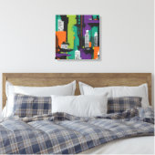 stedelijke energie canvas afdruk (Insitu (Slaapkamer))