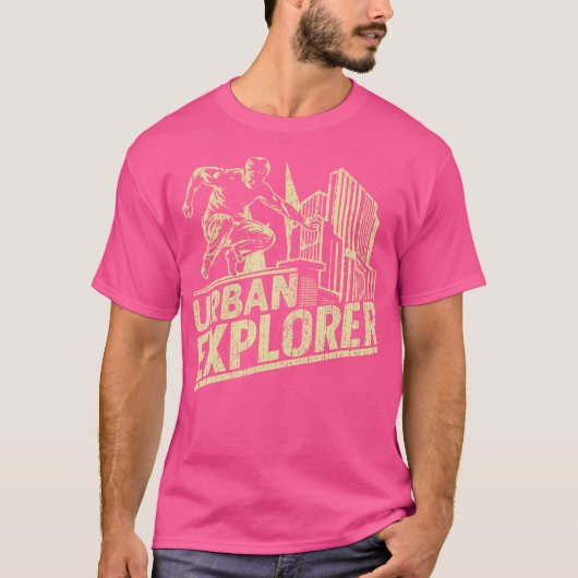 Stedelijke Explorer Parkour T-shirt (Voorkant)