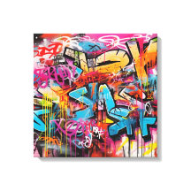 Stedelijke expressie: Graffiti Art Canvas