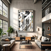 Stedelijke Fragmenten Canvas Afdruk