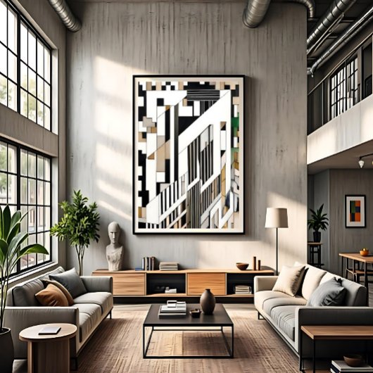 Stedelijke Fragmenten Canvas Afdruk