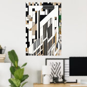 Stedelijke Fragmenten Poster (Thuiskantoor)
