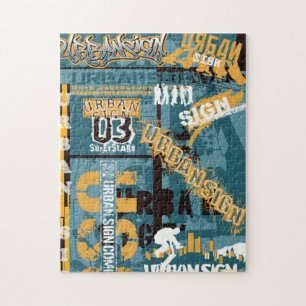 Stedelijke gebarentaal Puzzle Legpuzzel