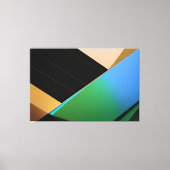 Stedelijke geometrie canvas afdruk (Voorkant)