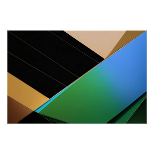 Stedelijke geometrie perfect poster