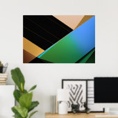 Stedelijke Geometrie Poster (Thuiskantoor)
