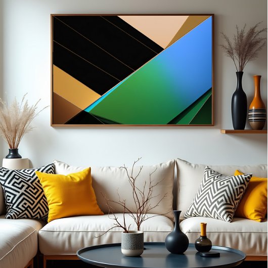 Stedelijke Geometrie Poster