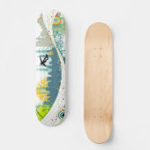 stedelijke golf persoonlijk skateboard (Voorkant)