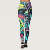 Stedelijke graffiti01 leggings (Achterkant)