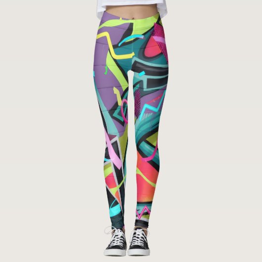 Stedelijke graffiti01 leggings (Voorkant)