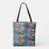 Stedelijke graffiti01 tote bag (Achterkant)