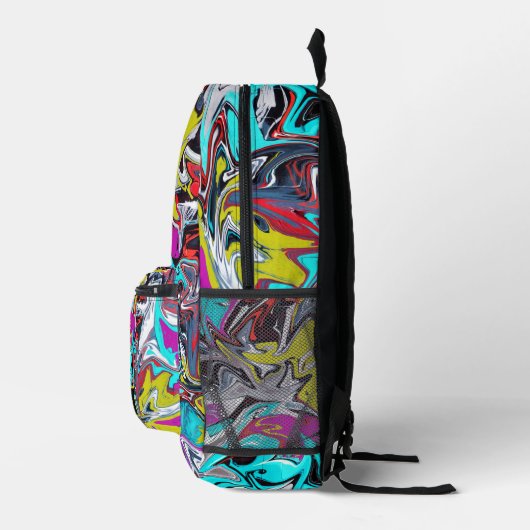 Stedelijke graffiti bedrukte rugzak (Rechts)