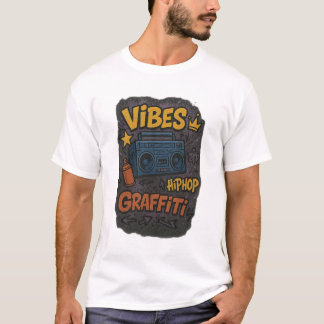 Stedelijke Graffiti Energie – Levendig Streetwear  T-shirt