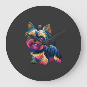 Stedelijke Graffiti Hond Grote Klok
