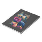 Stedelijke Graffiti Hond Notitieblok (Linkerzijde)
