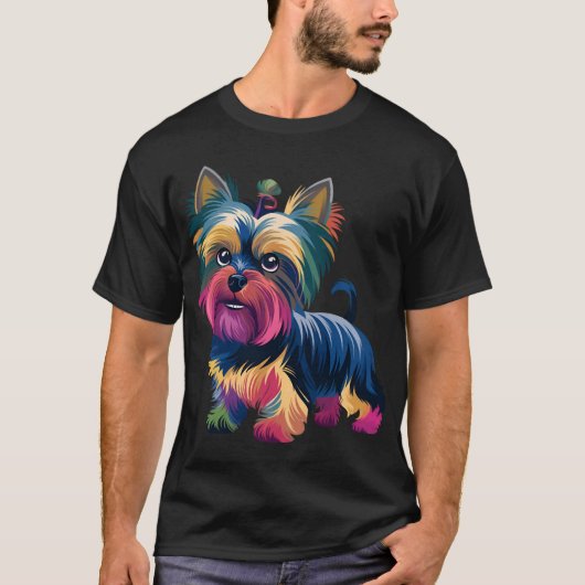 Stedelijke Graffiti Hond T-shirt (Voorkant)