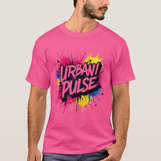 Stedelijke Graffiti Kunst T-shirt (Voorkant)