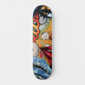 Stedelijke Graffiti meisje kunst Skateboard (Voorkant)