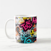 Stedelijke Graffiti Muur Koffiemok (Links)