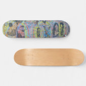 Stedelijke Graffiti Muur Kunst Skateboard (Horizontaal)