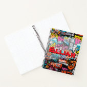 Stedelijke Graffiti Muur Notitieboek (Binnen)