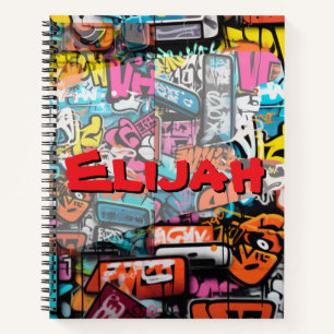 Stedelijke Graffiti Muur Notitieboek