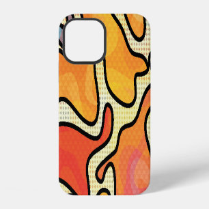 Stedelijke graffiti: naadloze kunsttextuur. iPhone 12 hoesje