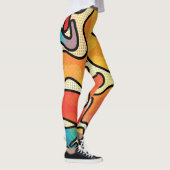Stedelijke graffiti: naadloze kunsttextuur. leggings (Rechts)