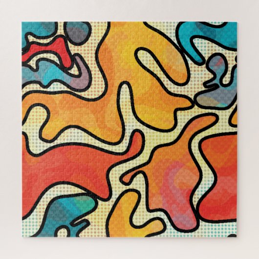Stedelijke graffiti: naadloze kunsttextuur. legpuzzel (Verticaal)