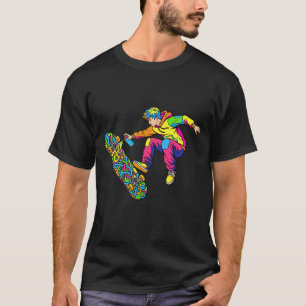 Stedelijke Graffiti Skateboard Kunst Streetwear T- T-shirt