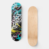 Stedelijke Graffiti Straatkunst Aangepaste ThrowUp Persoonlijk Skateboard (Voorkant)