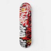 Stedelijke Graffiti Straatkunst Aangepaste ThrowUp Persoonlijk Skateboard (Voorkant)
