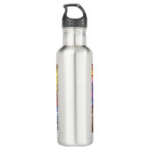 Stedelijke Graffiti Straatkunst Pitbull Waterfles (Achterkant)