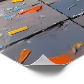 stedelijke graffitisteeg poster (Hoek)